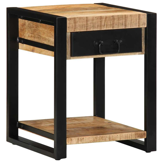 Sidebord Tre 40x40x50 cm grovt heltre mango