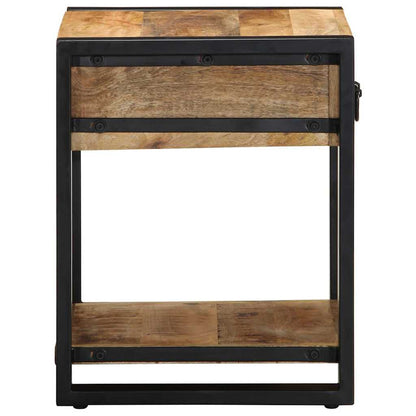 Sidebord Tre 40x40x50 cm grovt heltre mango