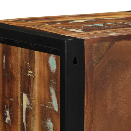 Nattbord Sengbord Tre Gjenvunnet Heltre flerfarget 40x35x40 cm