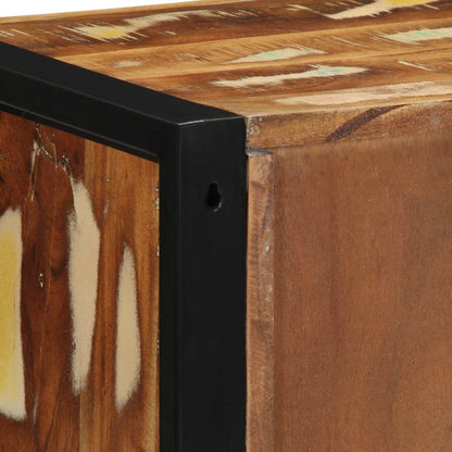 Nattbord Sengbord Tre Gjenvunnet Heltre flerfarget 40x35x40 cm