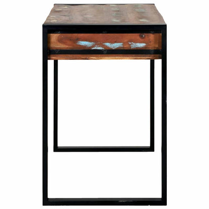 Sminkebord Tre speil Flerfarget 100x50x75 cm Solid gjenvunnet tre