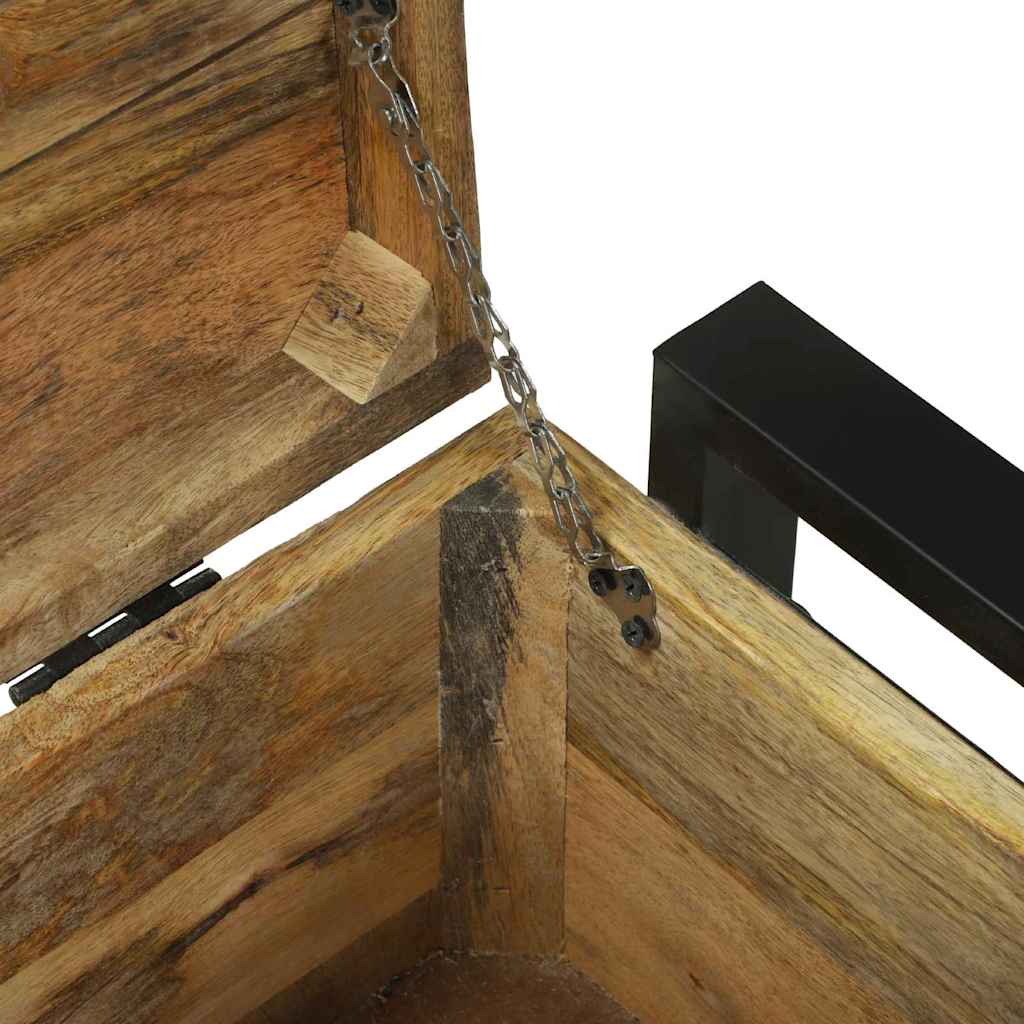 Oppbevaringskiste Brun 80 x 35 x 45 cm Massivt mangotre