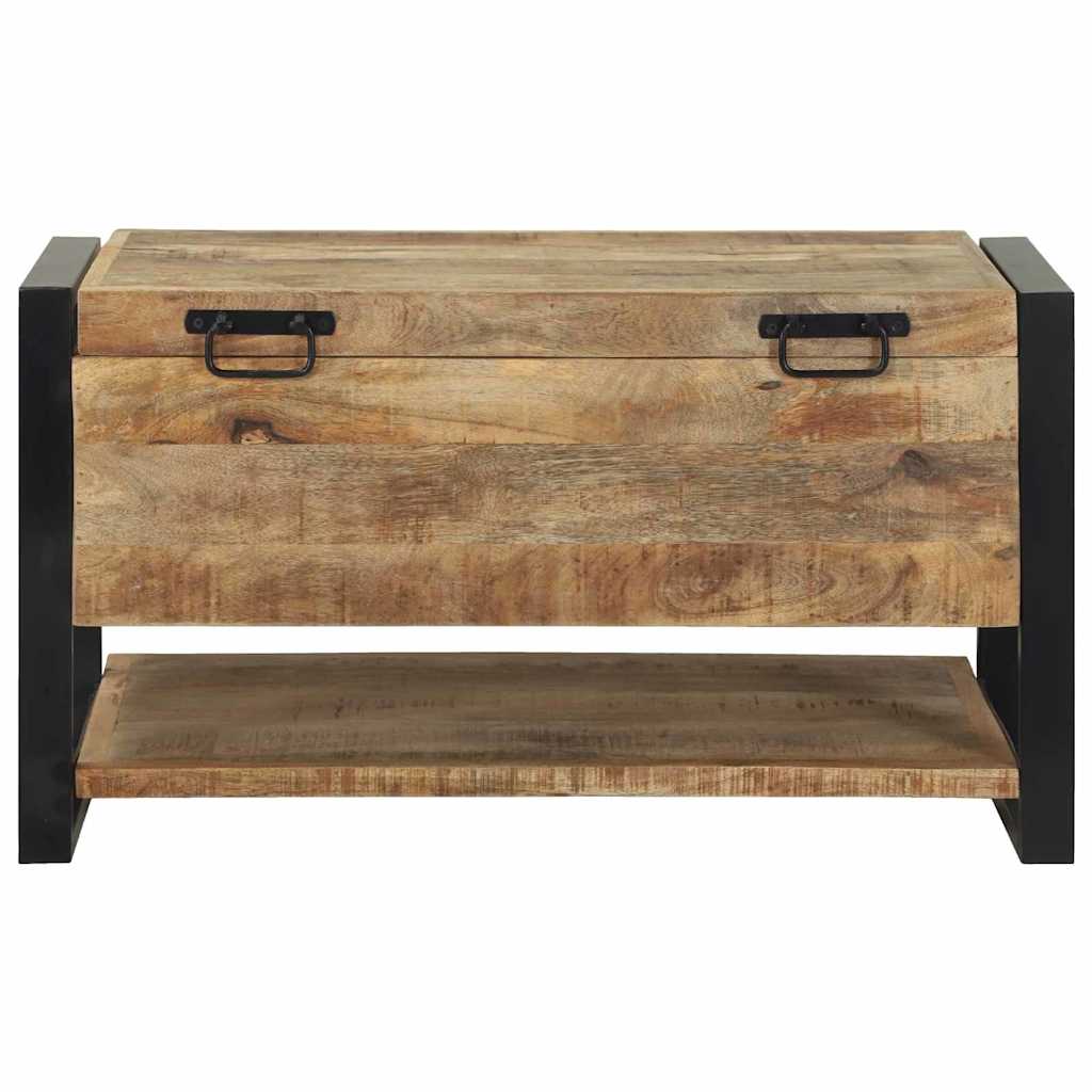 Oppbevaringskiste Brun 80 x 35 x 45 cm Massivt mangotre