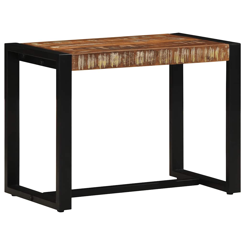Sittebenk flerfarget 60x35x45 cm gjenvunnet heltre