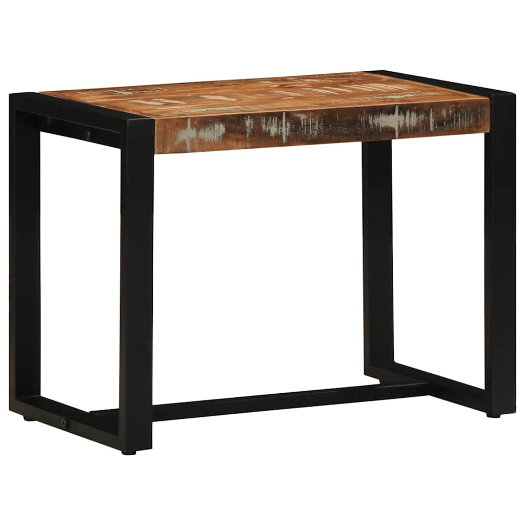 Sittebenk flerfarget 60x35x45 cm gjenvunnet heltre