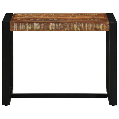 Sittebenk flerfarget 60x35x45 cm gjenvunnet heltre