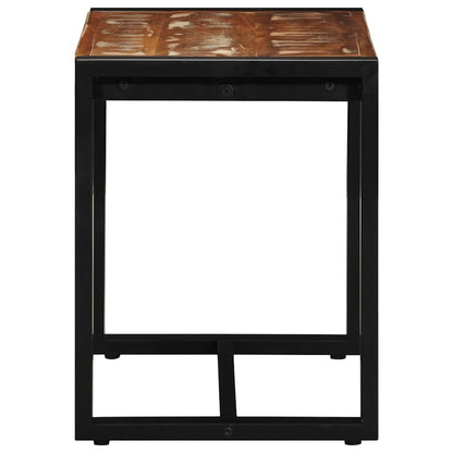 Sittebenk flerfarget 60x35x45 cm gjenvunnet heltre