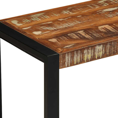Sittebenk flerfarget 60x35x45 cm gjenvunnet heltre