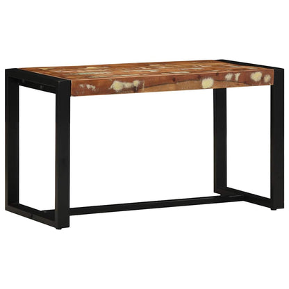 Sittebenk flerfarget 80x35x45 cm gjenvunnet heltre
