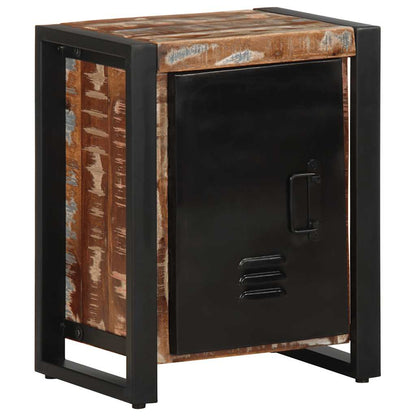 Nattbord Sengbord Tre Gjenvunnet Heltre lerfarget 40x30x51 cm