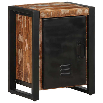 Nattbord Sengbord Tre Gjenvunnet Heltre lerfarget 40x30x51 cm
