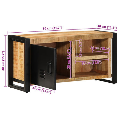 TV-Møbel Tre TV-benk heltre mango 80x30x40 cm