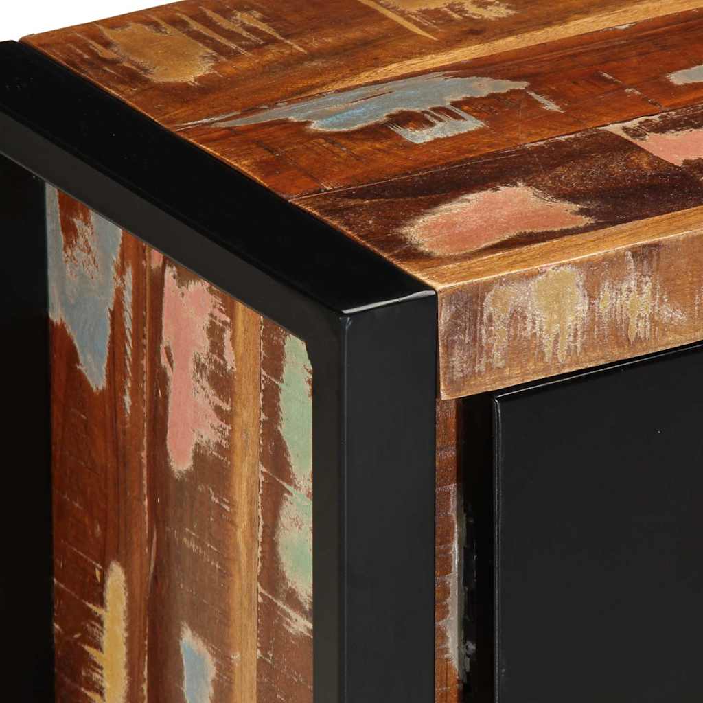 TV-Møbel Tre TV-benk gjenvunnet heltre 100x30x40 cm