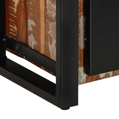 TV-Møbel Tre TV-benk gjenvunnet heltre 100x30x40 cm