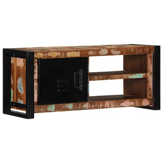 TV-Møbel Tre TV-benk gjenvunnet heltre 80x30x35 cm