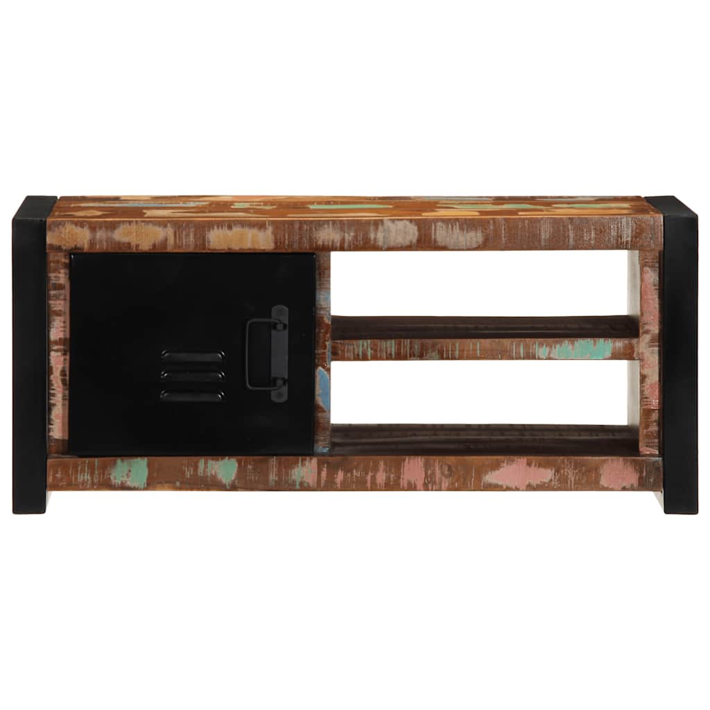 TV-Møbel Tre TV-benk gjenvunnet heltre 80x30x35 cm
