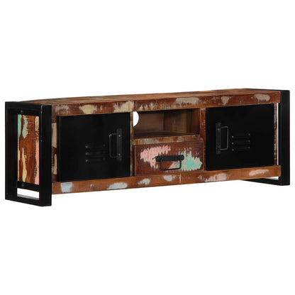 TV-Møbel Tre TV-benk gjenvunnet heltre 100x30x35 cm