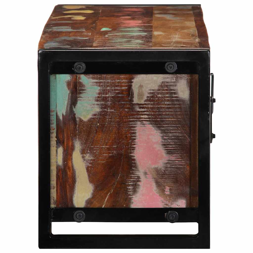 TV-Møbel Tre TV-benk gjenvunnet heltre 100x30x35 cm