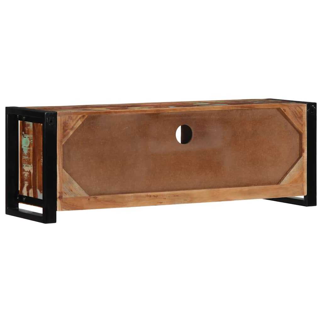 TV-Møbel Tre TV-benk gjenvunnet heltre 100x30x35 cm