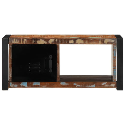 TV-Møbel Tre TV-benk gjenvunnet heltre 80x30x35 cm