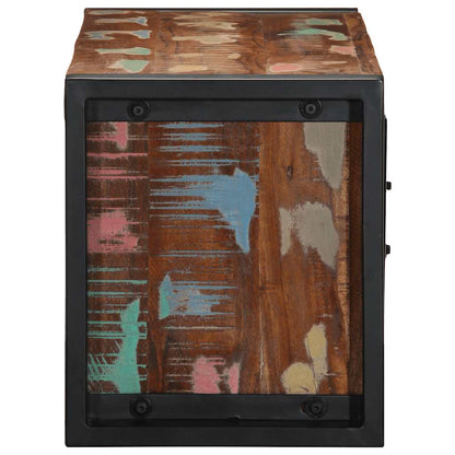 TV-Møbel Tre TV-benk gjenvunnet heltre 80x30x35 cm
