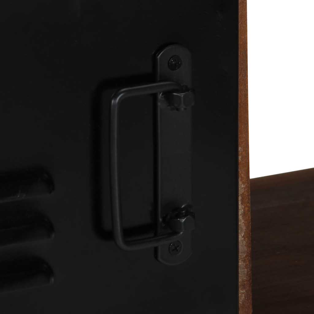 TV-Møbel Tre TV-benk gjenvunnet heltre 80x30x35 cm