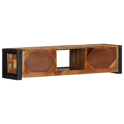 TV-Møbel Tre TV-benk gjenvunnet heltre 100x30x25 cm