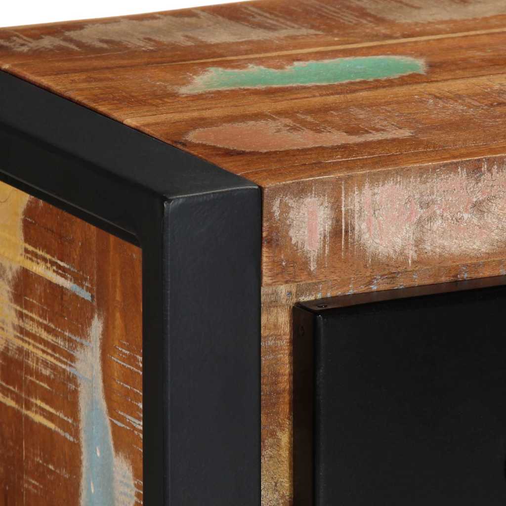 TV-Møbel Tre TV-benk gjenvunnet heltre 100x30x25 cm