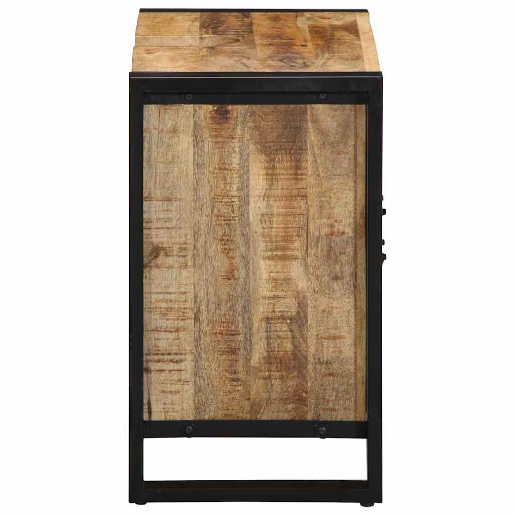 Baderomskap med lagring Brun 55 x 35 x 60 cm Massivt mangotre