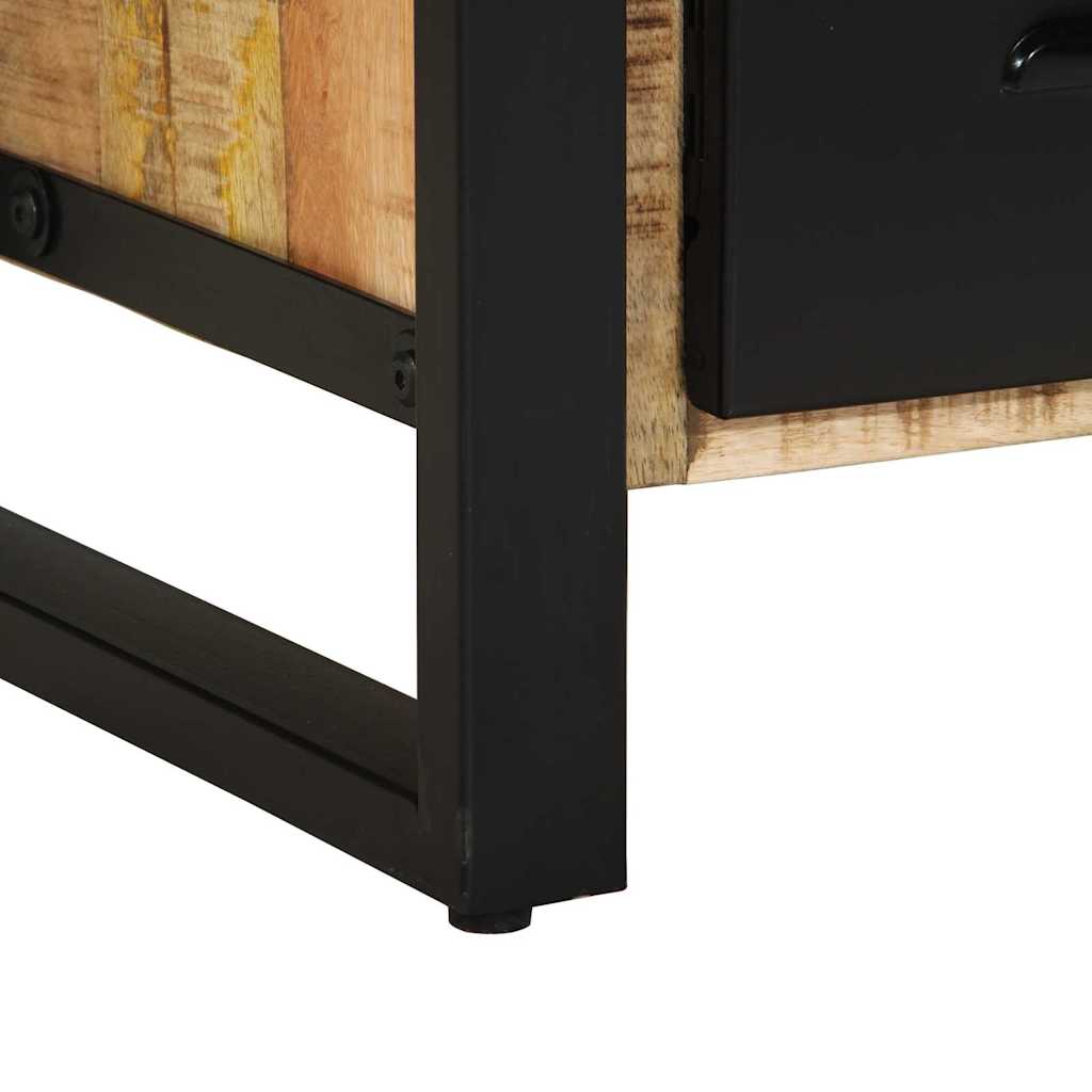 Baderomskap med hylle Brun 55 x 35 x 60 cm Massivt mangotre