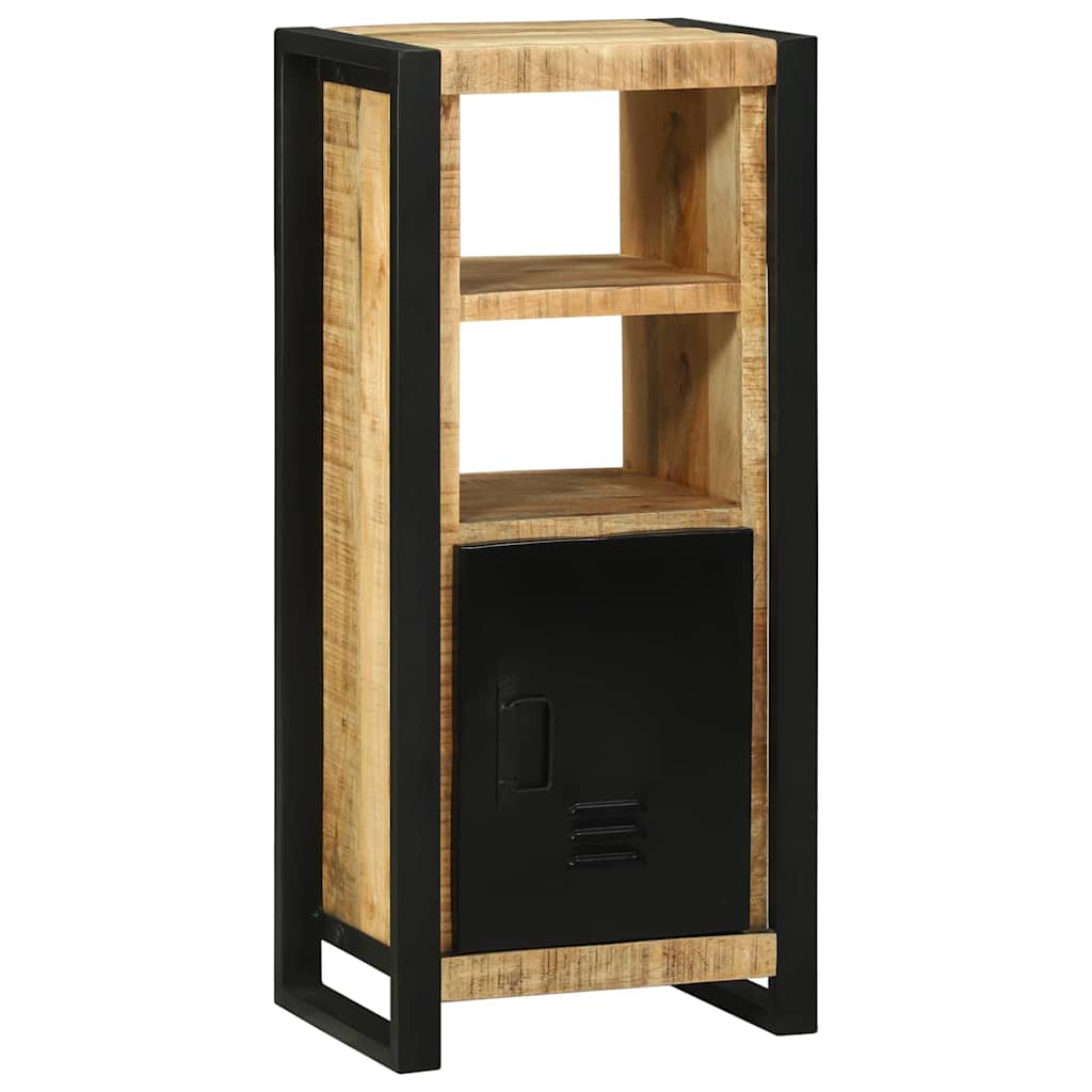 Baderomskap med hylle Brun 40 x 30 x 90 cm Massivt mangotre