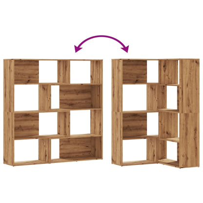 Bokhylle Artisan Eik hjørne 5 lag 85x85x140 cm