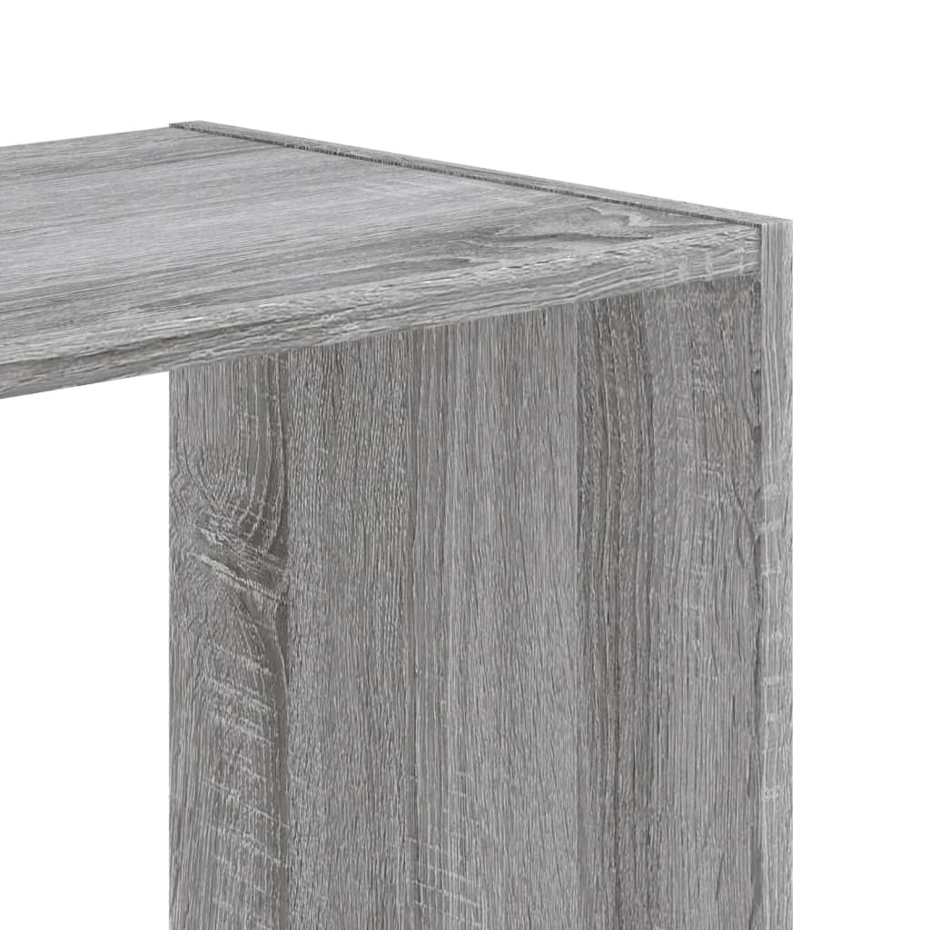 Bokhylle Sonoma Grå 102x32x108 cm