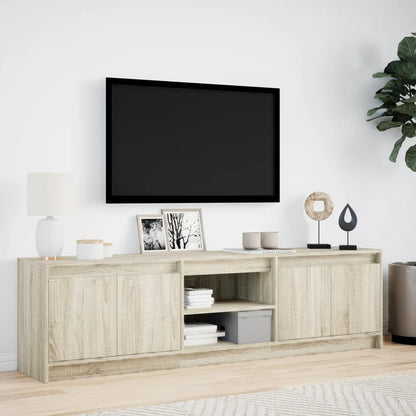 TV-Møbel Sonoma Eik TV-benk med LED 180x34x50 cm
