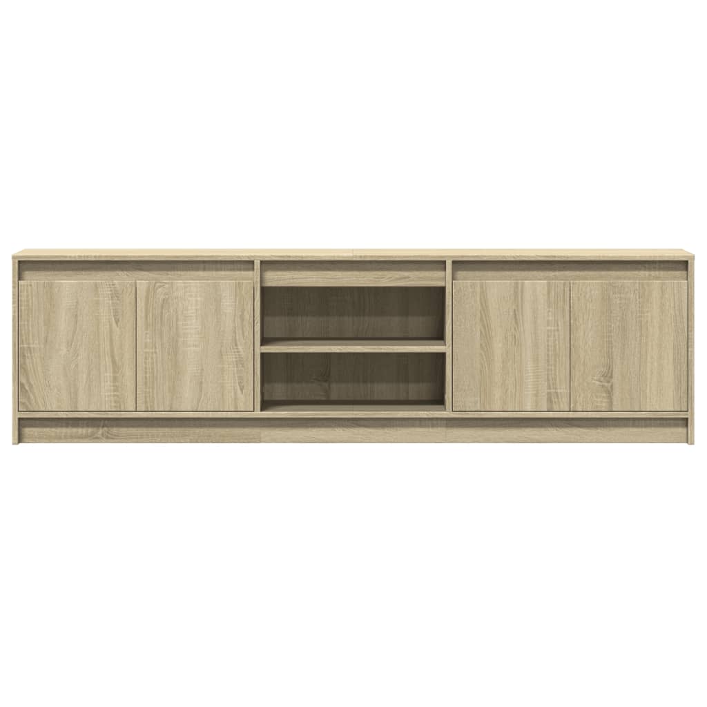 TV-Møbel Sonoma Eik TV-benk med LED 180x34x50 cm