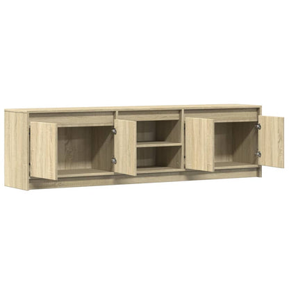 TV-Møbel Sonoma Eik TV-benk med LED 180x34x50 cm