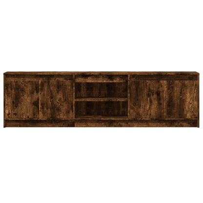 TV-Møbel Røkt EikTV-benk med LED 180x34x50 cm