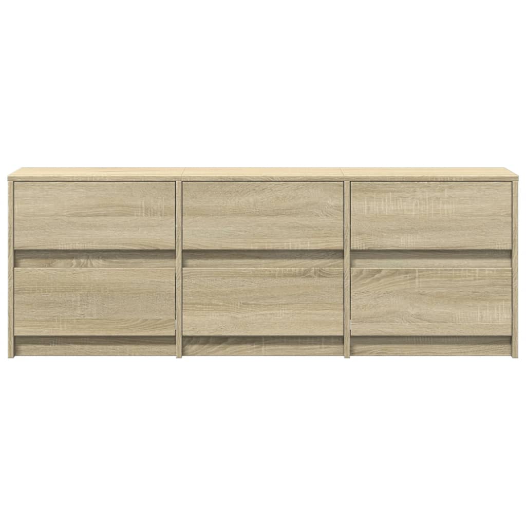 TV-Møbel Sonoma Eik TV-benk med LED 140x34x50 cm