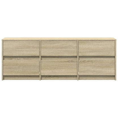 TV-Møbel Sonoma Eik TV-benk med LED 140x34x50 cm