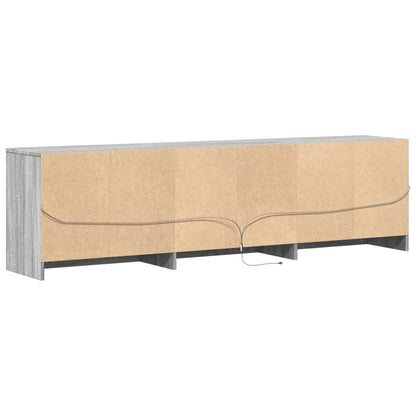 TV-Møbel Sonoma Grå TV-benk med LED 180x34x50 cm