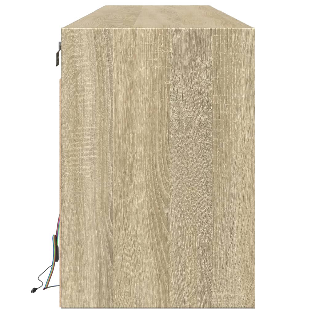 TV-Møbel Sonoma Eik TV-benk med LED 180x31x45 cm
