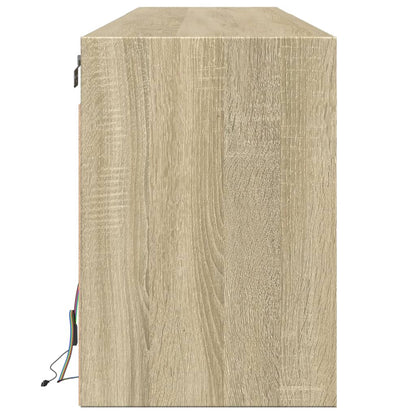 TV-Møbel Sonoma Eik TV-benk med LED 180x31x45 cm