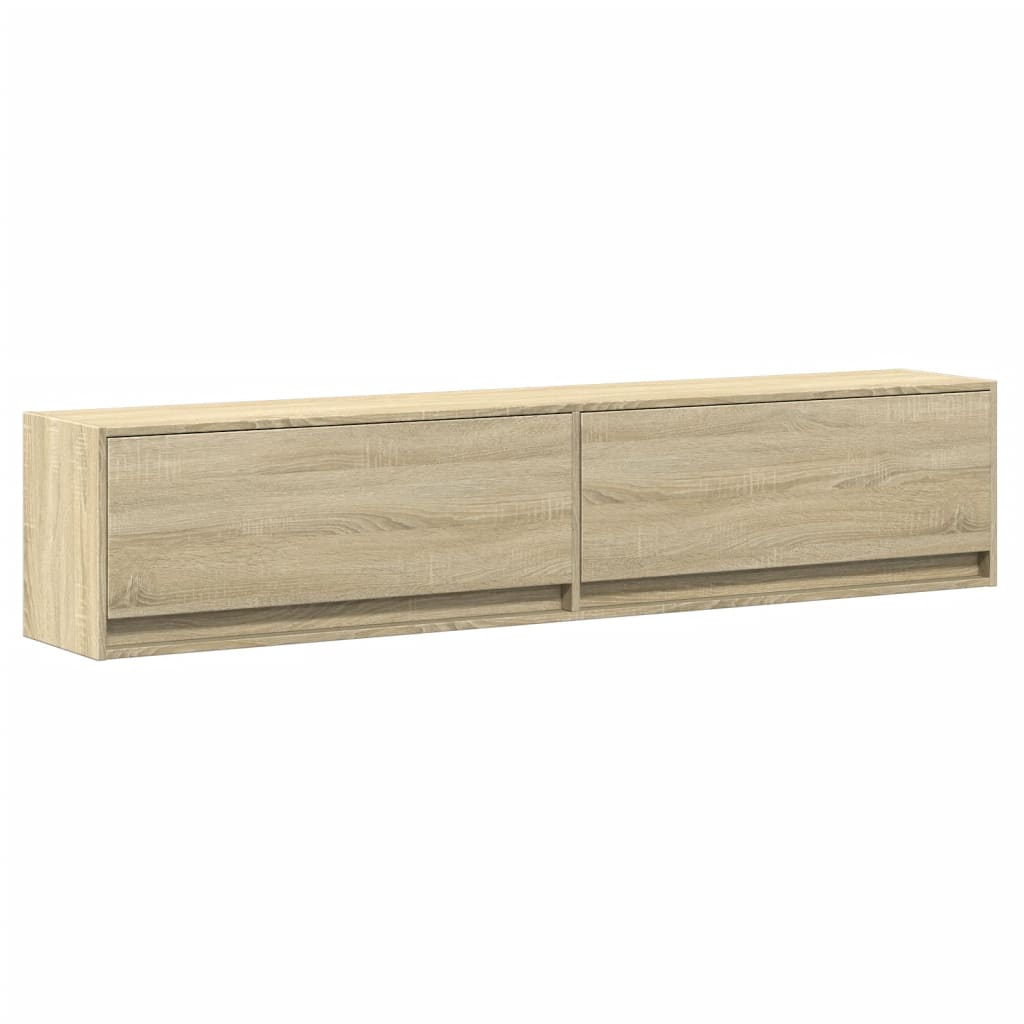 TV-Møbel Sonoma Eik TV-benk med LED 180x31x38 cm
