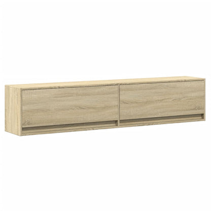 TV-Møbel Sonoma Eik TV-benk med LED 180x31x38 cm