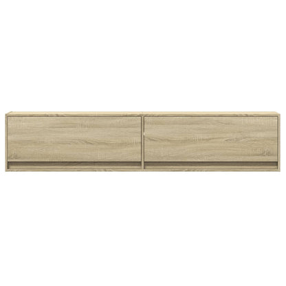 TV-Møbel Sonoma Eik TV-benk med LED 180x31x38 cm