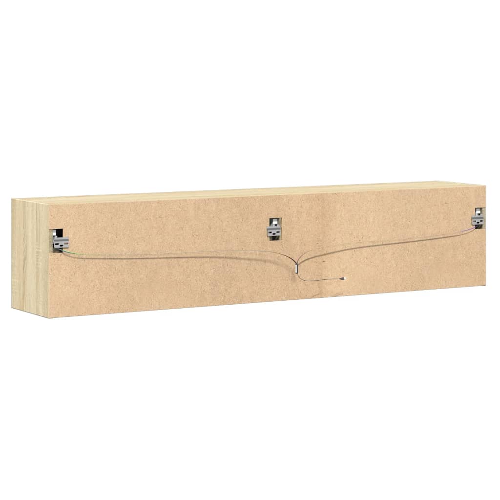TV-Møbel Sonoma Eik TV-benk med LED 180x31x38 cm