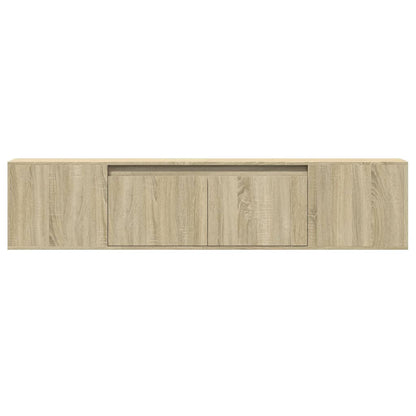 TV-Møbel Sonoma Eik TV-benk med LED 180x31x39,5 cm