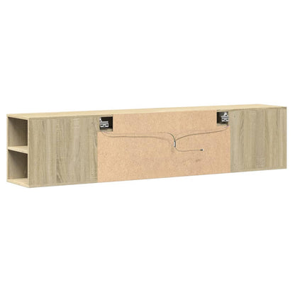 TV-Møbel Sonoma Eik TV-benk med LED 180x31x39,5 cm