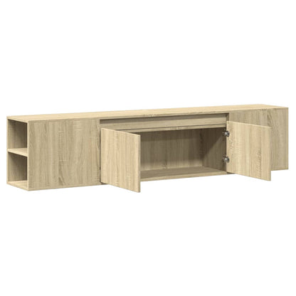 TV-Møbel Sonoma Eik TV-benk med LED 180x31x39,5 cm