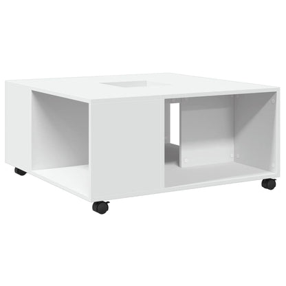 Salongbord Sofabord Hvit 80x80x40 cm